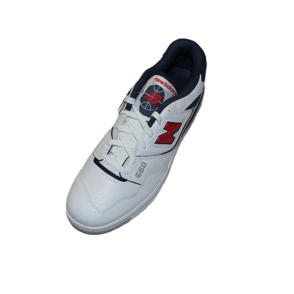 NEW BALANCE MEN'S WHT/RED/BLU 550 BASKETBALL SNEAKER US 12D/ eur46 1/2 / uk 11.5